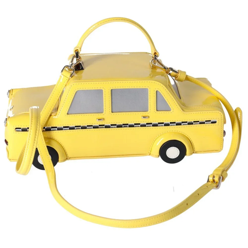 Kate Spade 3D NYC Taxi Yellow Cab Crossbody Bag KI975 Novelty Collection_4
